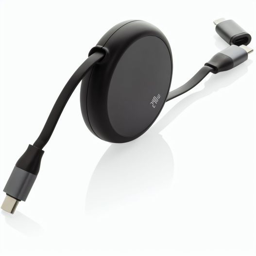 Terra ausziehbares 240W 2-in-1 Kabel aus RCS rec. Aluminium (Bild 1)