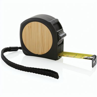 5m/19mm Maßband aus RCS recycelt. Kunststoff & Bambus