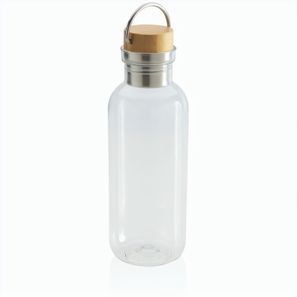 RCS rPET Flasche with Bambusdeckel und Griff