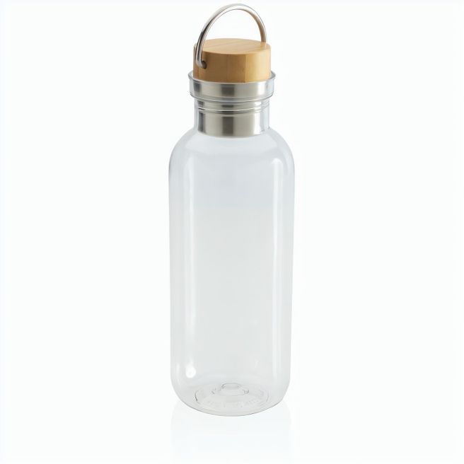 RCS rPET Flasche with Bambusdeckel und Griff
