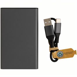 Produktabbildung Terra 5.000 mAhPowerbank aus RCS recyceltem Aluminium Terra 5.000 mAhPowerbank aus RCS recyceltem Aluminium