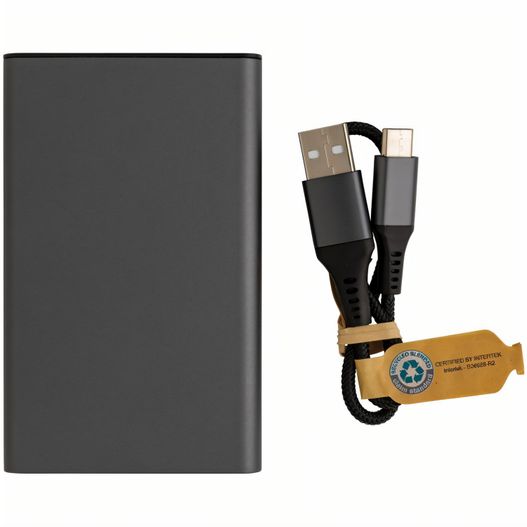 Terra 5.000 mAhPowerbank aus RCS recyceltem Aluminium (Bild 1)