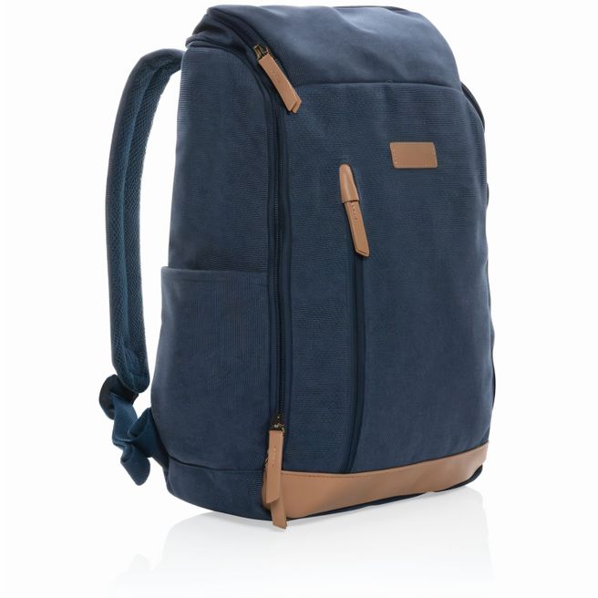 Produktabbildung Impact AWARE™ 16 oz. r recyceltem canvas 15" Laptop-Rucksack Impact AWARE™ 16 oz. r recyceltem canvas 15" Laptop-Rucksack
