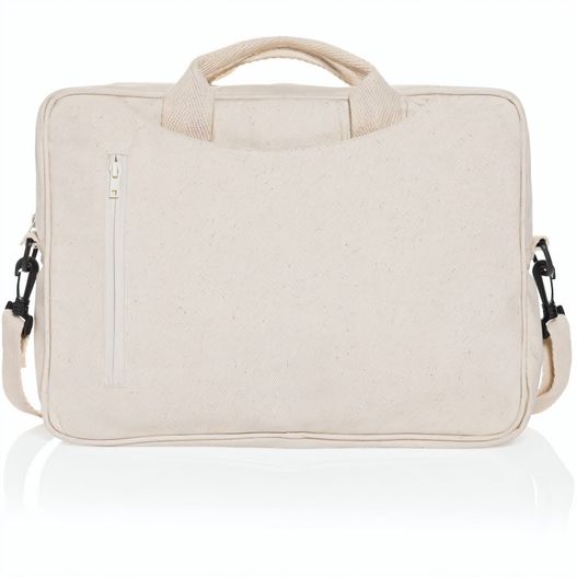 Laluka AWARE™ 15.4" Laptop-Tasche aus recycelter Baumwolle (Bild 1)