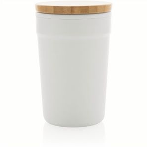 GRS rPP-Becher mit Bambusdeckel