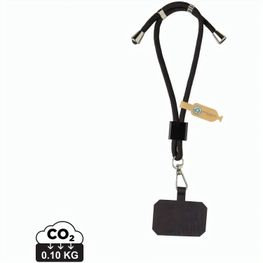 Produktabbildung CarryLoop verstellbares Handy-Handgelenksband aus RCS rPET CarryLoop verstellbares Handy-Handgelenksband aus RCS rPET