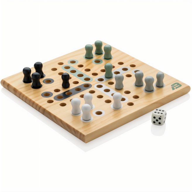 Claire Ludo-Spiel aus Holz