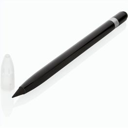 Tintenloser Stift aus Aluminium mit Radiergummi