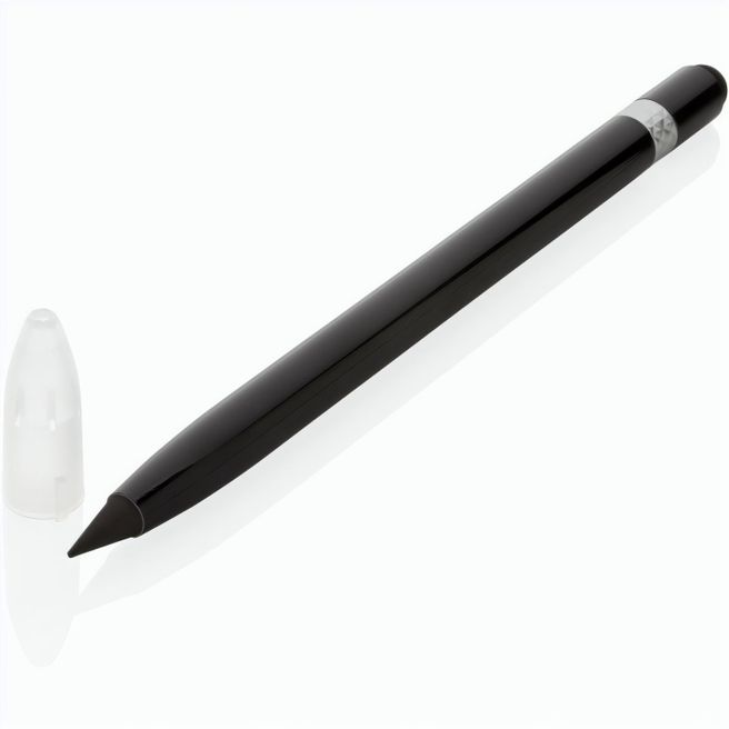 Tintenloser Stift aus Aluminium mit Radiergummi