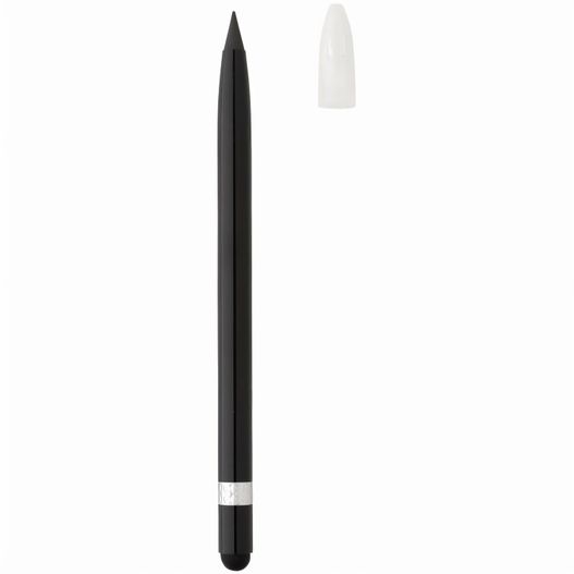 Tintenloser Stift aus Aluminium mit Radiergummi (Bild 1)