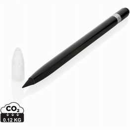Produktabbildung Tintenloser Stift aus Aluminium mit Radiergummi Tintenloser Stift aus Aluminium mit Radiergummi