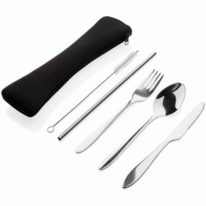 4-teiliges wiederverwendbares Besteckset aus Stainless-Steel