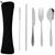 4-teiliges wiederverwendbares Besteckset aus Stainless-Steel (Bild 1)