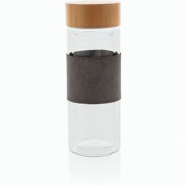 Impact doppelwandige Borosilikatglas-Flasche