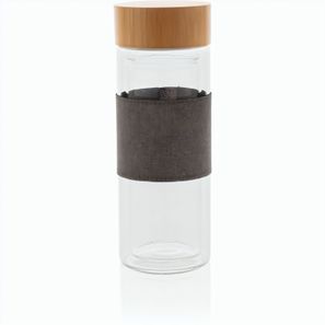 Impact doppelwandige Borosilikatglas-Flasche