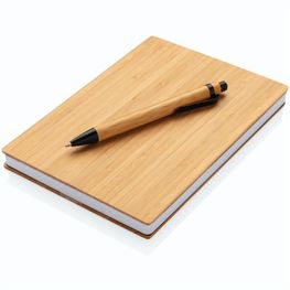 A5 Bambus Notizbuch & Stift