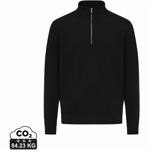 IQONIQ Elgon Quarter-Zip-Sweater aus rec. Baumwolle (Bild 1)