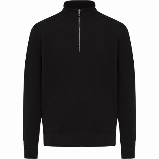 IQONIQ Elgon Quarter-Zip-Sweater aus rec. Baumwolle (Bild 1)