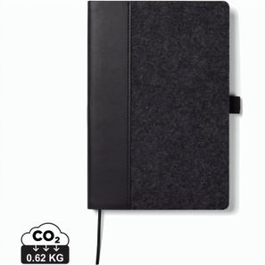 VINGA Albon A5-Notizbuch aus GRS recyceltem Filz