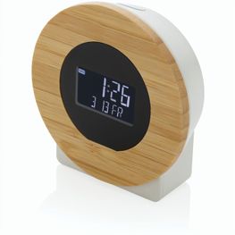 Utah Tischuhr aus RCS rKunststoff & Bambus