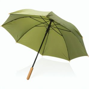 23" Impact AWARE™ RPET 190T Auto-Open Bambus-Schirm