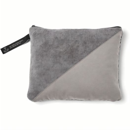 ein graues und graues kissen mit einem reißverschluss VINGA GRS rPET Active Dry Handtuch 140x70 (Bild 1)
