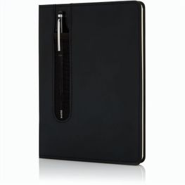 Basic Hardcover PU A5 Notizbuch mit Stylus-Stift