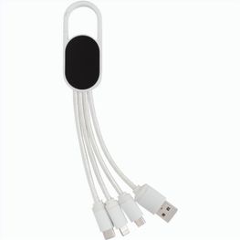 4-in-1 Kabel mit Karabiner-Clip