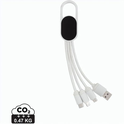 4-in-1 Kabel mit Karabiner-Clip (Bild 1)