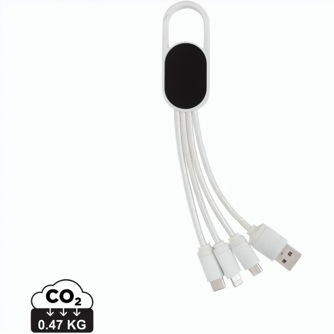 Produktabbildung 4-in-1 Kabel mit Karabiner-Clip 4-in-1 Kabel mit Karabiner-Clip