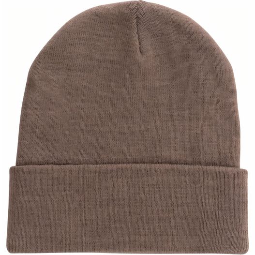 eine braune mütze auf weißem hintergrund Impact Polylana® Beanie mit AWARE™ Tracer (Bild 1)