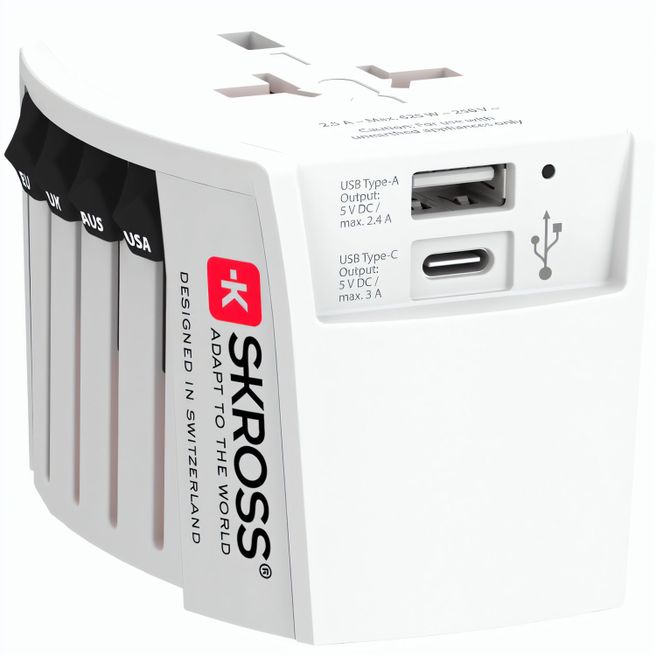 SKROSS MUV USB ( 1 USB-C 1 USB-A)