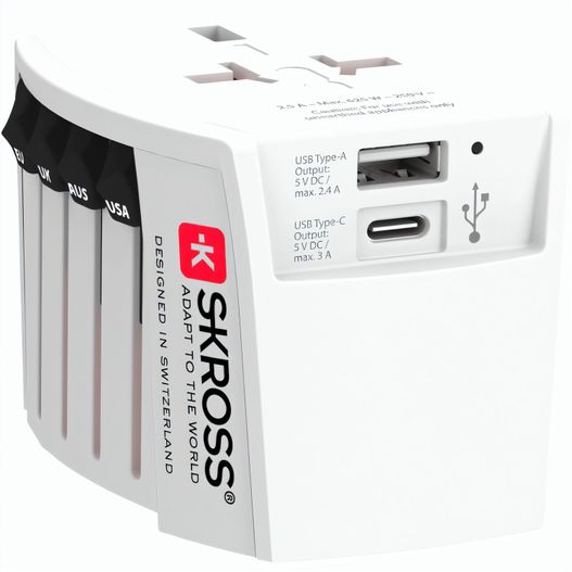 Produktabbildung SKROSS MUV USB ( 1 USB-C 1 USB-A) SKROSS MUV USB ( 1 USB-C 1 USB-A) (Bild 1)