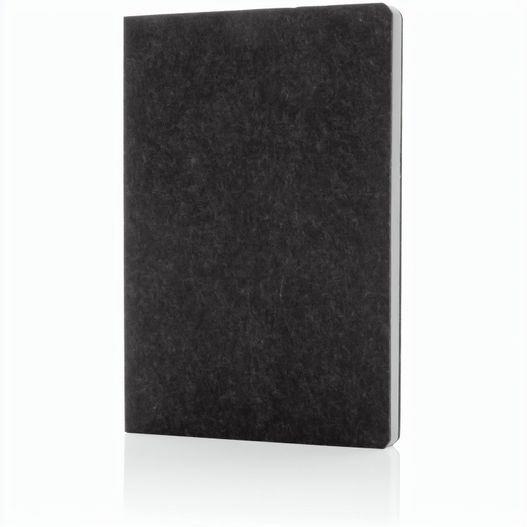 Phrase GRS-zertifiziertes A5-Notizbuch aus recyceltem Filz (Bild 1)