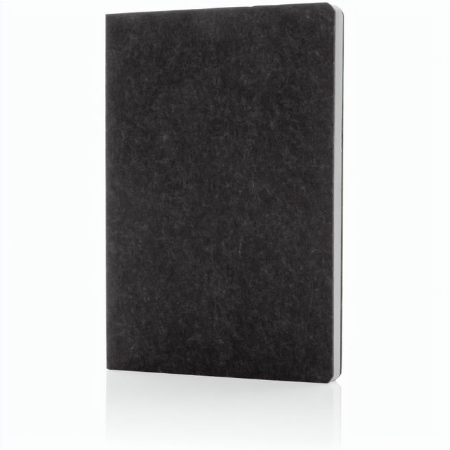 Phrase GRS-zertifiziertes A5-Notizbuch aus recyceltem Filz
