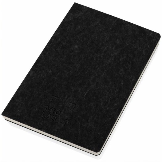 Phrase GRS-zertifiziertes A5-Notizbuch aus recyceltem Filz (Bild 1)