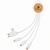 rundes Ontario 6-in-1 Kabel aus RCS recyceltem Kunststoff (Bild 2)