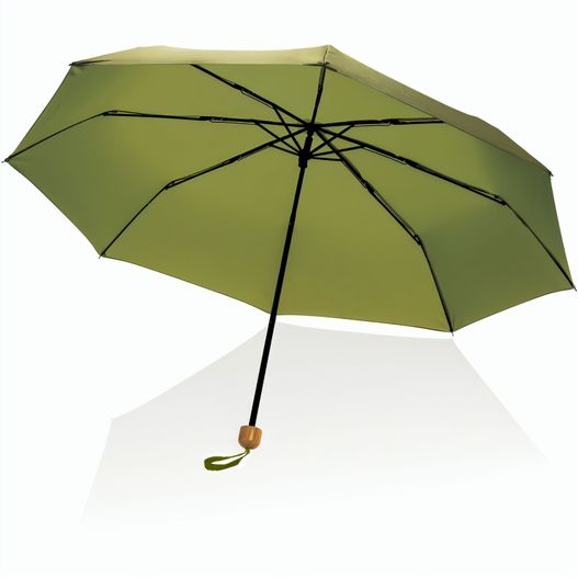 20.5" Impact AWARE™ RPET 190T Pongee Bambus Mini-Schirm (Bild 1)