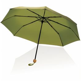 Produktabbildung 20.5" Impact AWARE™ RPET 190T Pongee Bambus Mini-Schirm 20.5" Impact AWARE™ RPET 190T Pongee Bambus Mini-Schirm