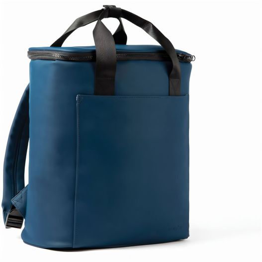 ein blauer rucksack mit schwarzem griff VINGA Baltimore Trail Kühlrucksack (Bild 1)