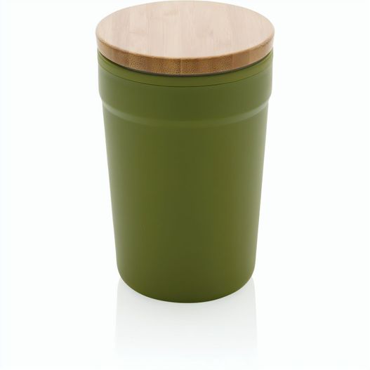 GRS rPP-Becher mit Bambusdeckel (Bild 1)