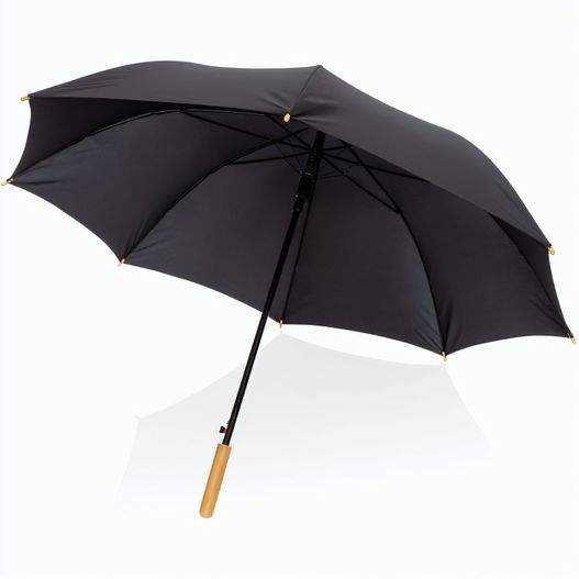 27" Impact AWARE™ RPET 190T Auto-Open Bambus-Schirm (Bild 1)