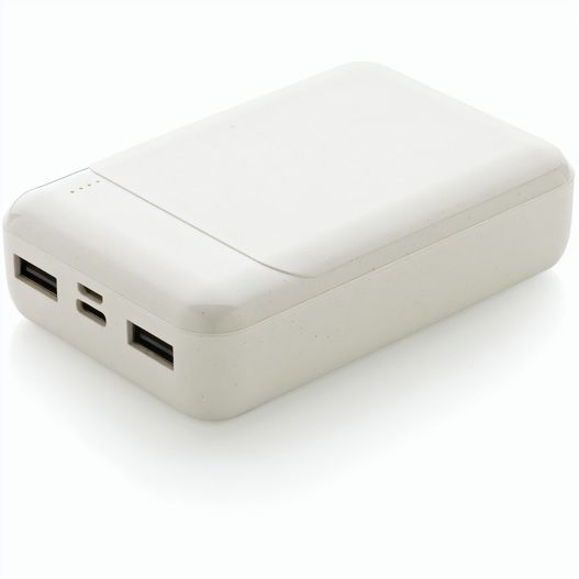 Produktabbildung 10.000 mAh Powerbank aus RCS Standard recyceltem Kunststoff 10.000 mAh Powerbank aus RCS Standard recyceltem Kunststoff (Bild 1)