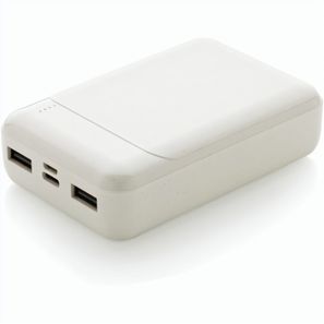 10.000 mAh Powerbank aus RCS Standard recyceltem Kunststoff