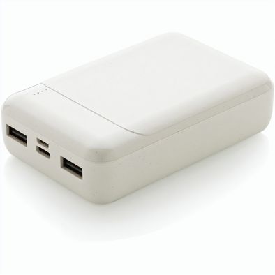 10.000 mAh Powerbank aus RCS Standard recyceltem Kunststoff