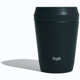 Topl-Trinkbecher aus rec. Stahl mit 360-Grad-Deckel 236ml