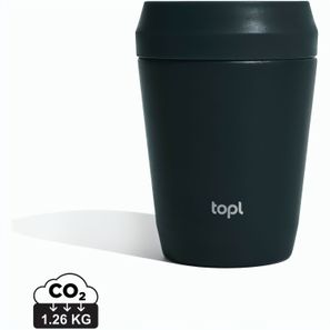 Topl-Trinkbecher aus rec. Stahl mit 360-Grad-Deckel 236ml