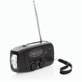 Produktabbildung RescueWave Notfallradio aus RCS recyceltem Kunststoff RescueWave Notfallradio aus RCS recyceltem Kunststoff