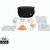 Kleines Erste-Hilfe-Set in RCS recycelter Nubuk-PU Tasche (Bild 2)