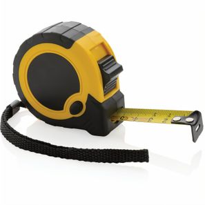 5m/19mm Maßband mit Stop-Taste aus RCS recycelt. Kunststoff